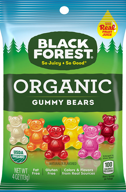 Black Forest Organic Gummy Bears front
